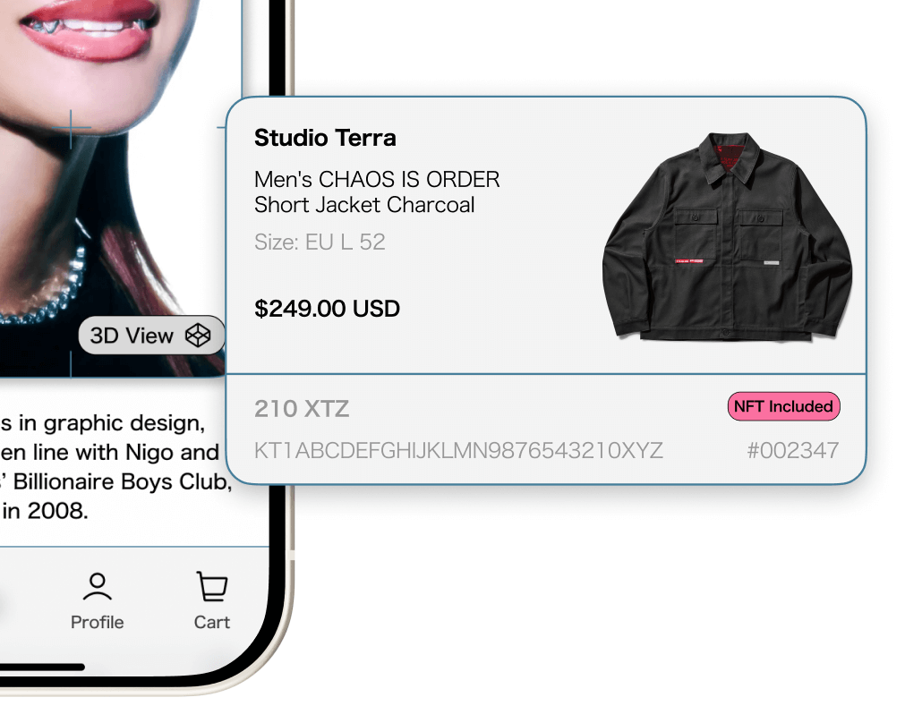 3D View + integrated checkout system (more on this later).