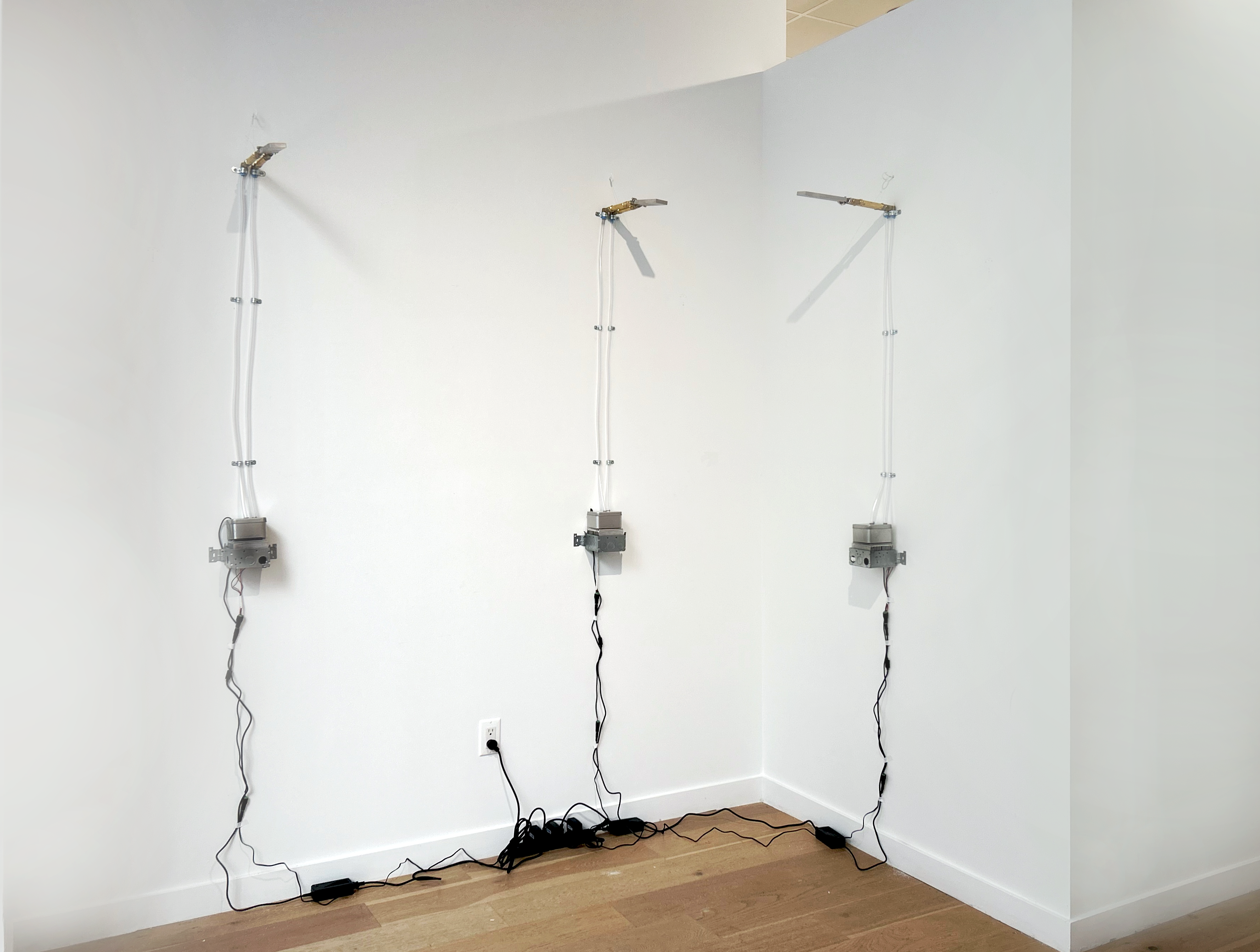 Installation shot of Shower Perpetuus at theBlanc Gallery 2024