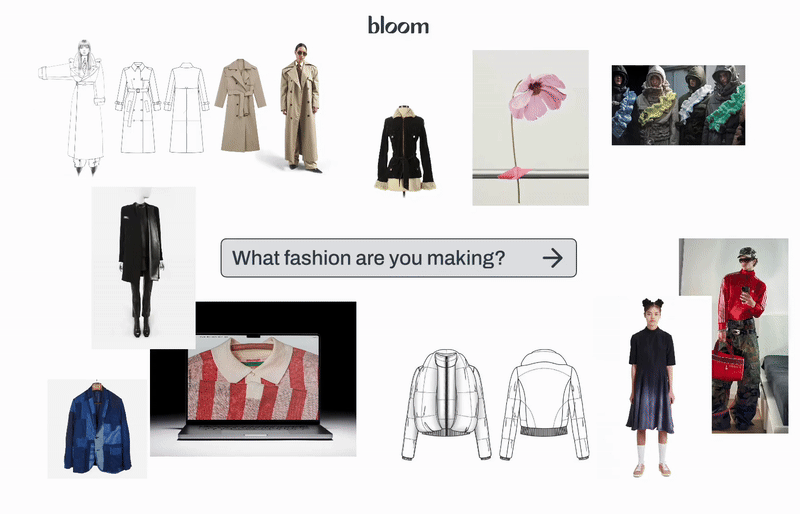 Bloom - An AI-native fashion design tool